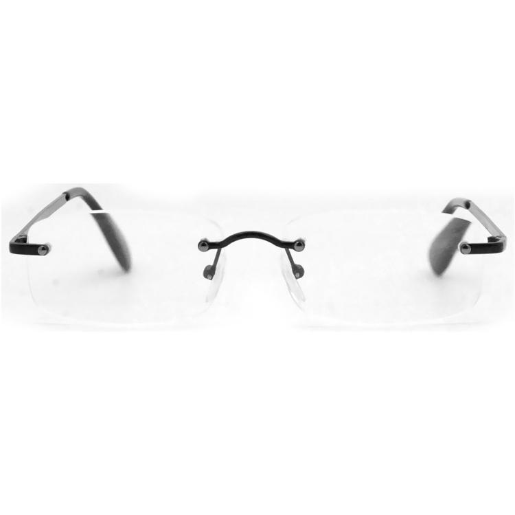 Dachuan Optical DRM368012 China Supplier Rimless Metal Reading Glasses With Cystal Color (5)